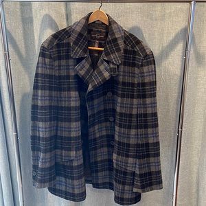 Black Brown 1828 - Grey/Black/Blue Jacket - XL